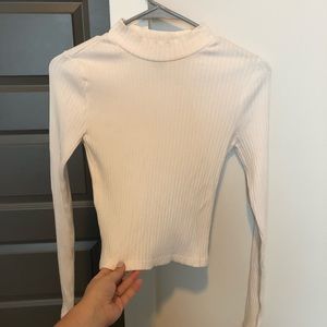 Long sleeve white blouse